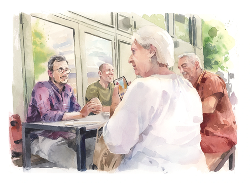 café aquarelle